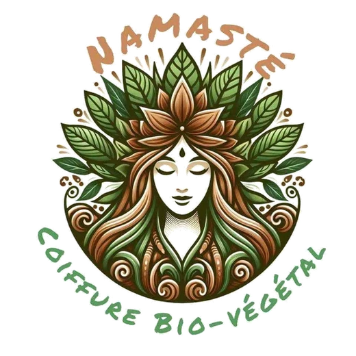 Logo du salon Namasté, coiffure bio et végétal à Calais